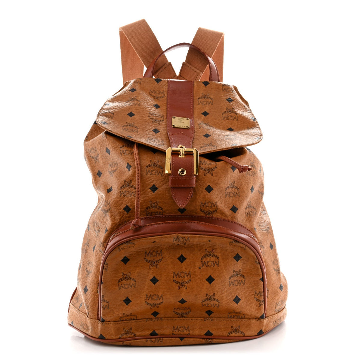 Visetos Drawstring Backpack Cognac