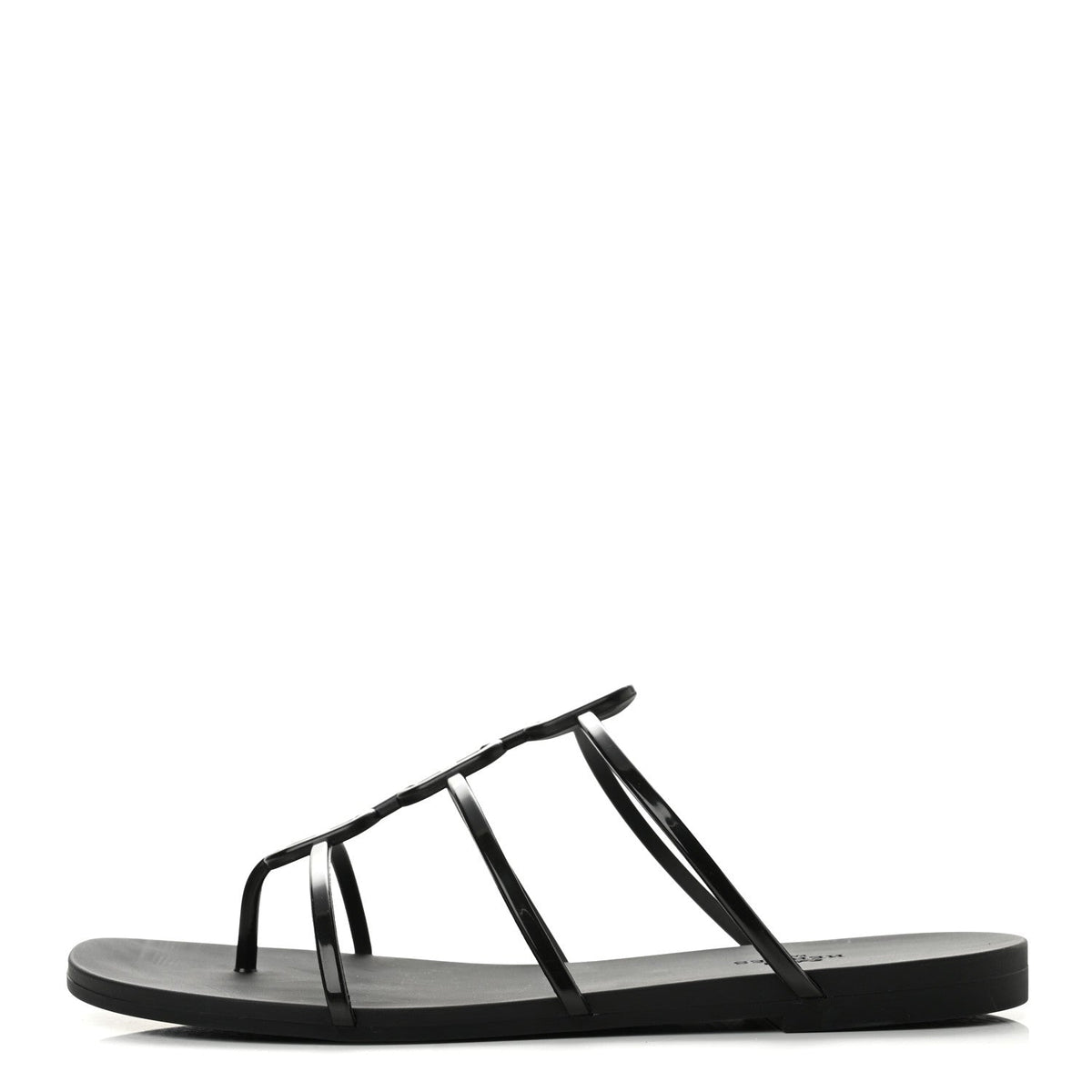 Rubber Womens Mykonos Sandals 40 Black