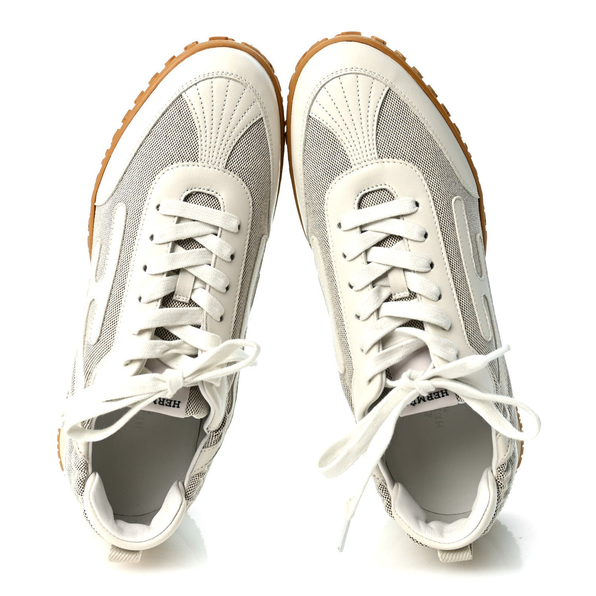 Canvas Nappa Jet Sneakers 40 Prunoir White