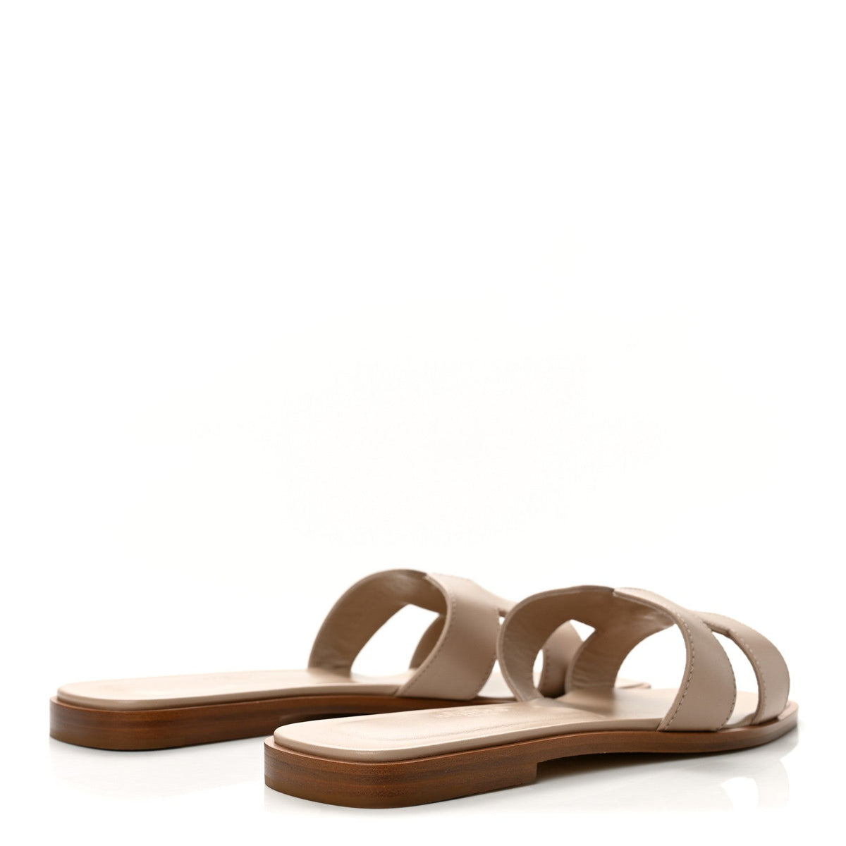 Box Calfskin Oran Sandals 37.5 Camel
