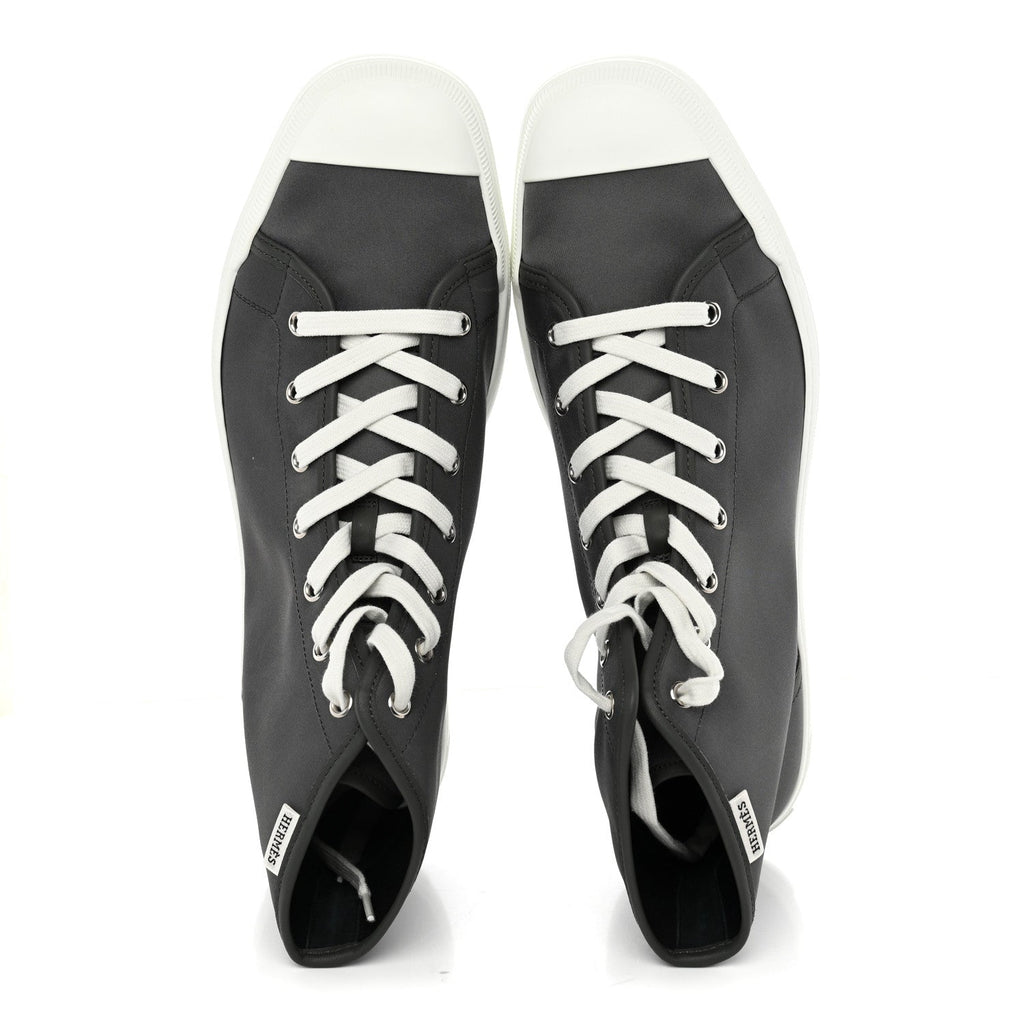 Nylon Mens Express High Top Sneaker 44 Gris Meyer White