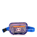 Jersey GG Monogram All Over Sporty Belt Bag Grey White Multicolor