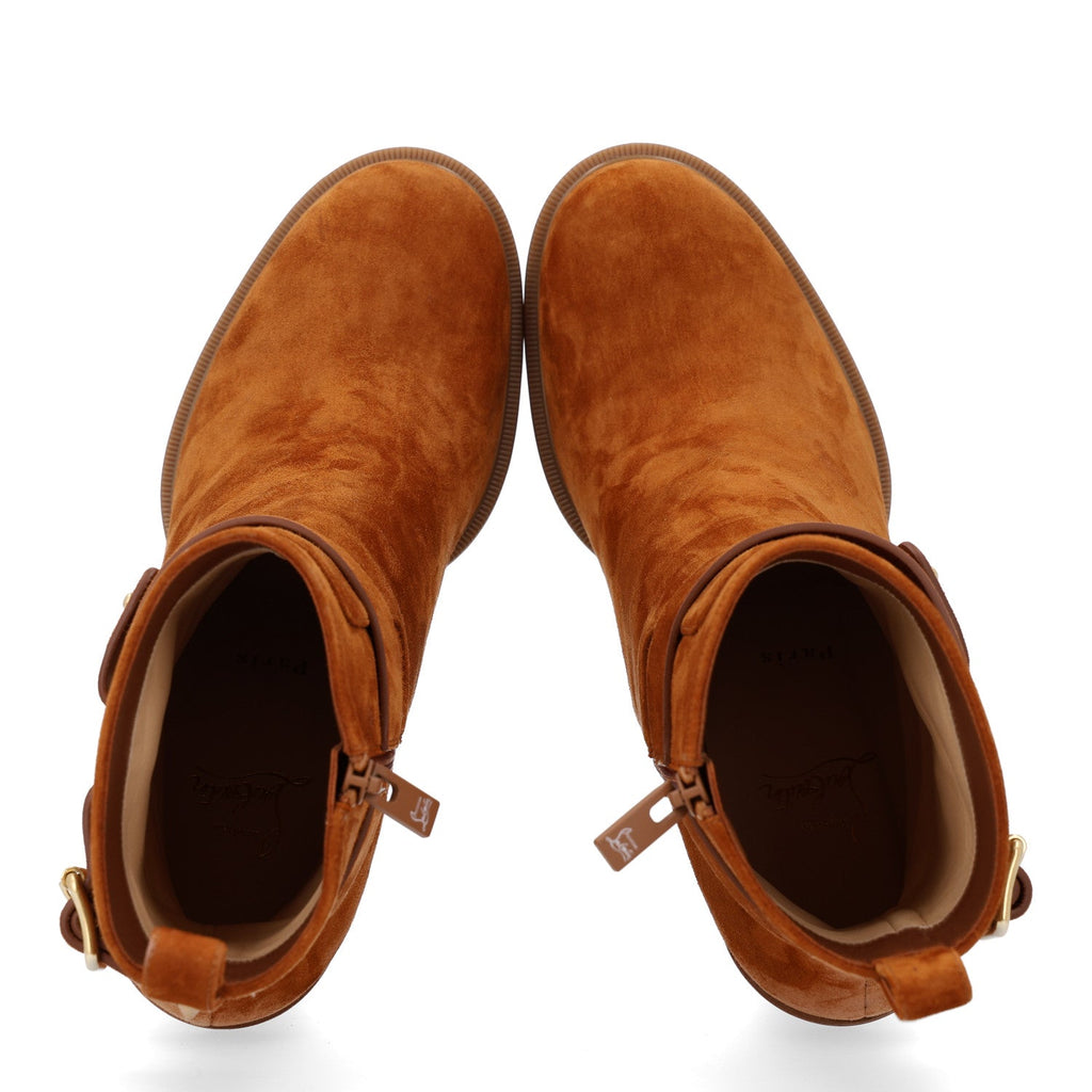 Veau Velours Dianouchette Lug Chelsea 100 Boots 40.5 Toscan