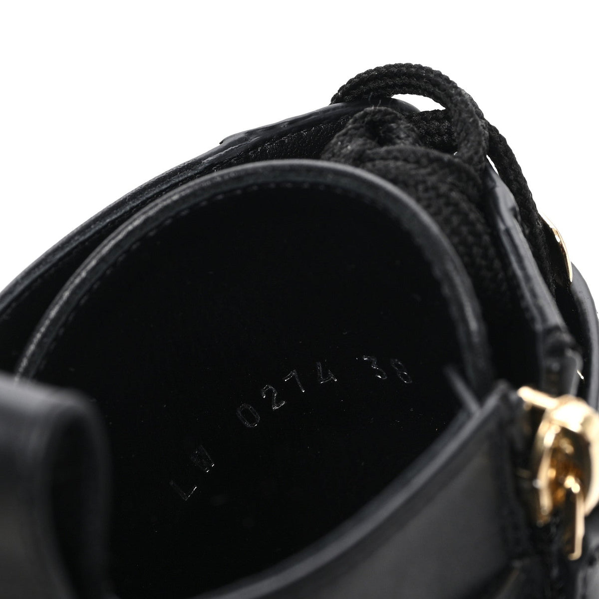 Calfskin Territory Flat Ranger Boots 38 Black