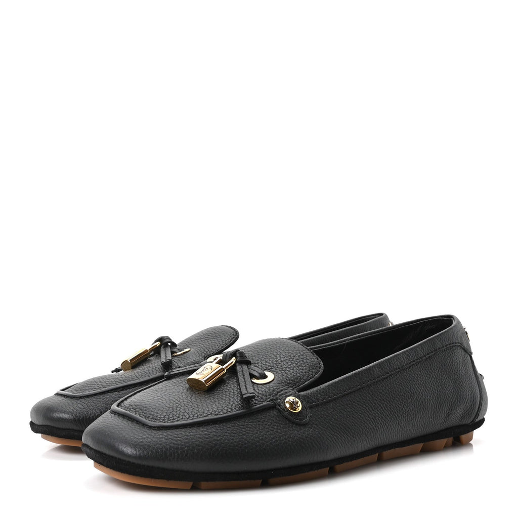 Grained Calfskin Flore Card Shoe 40 Black