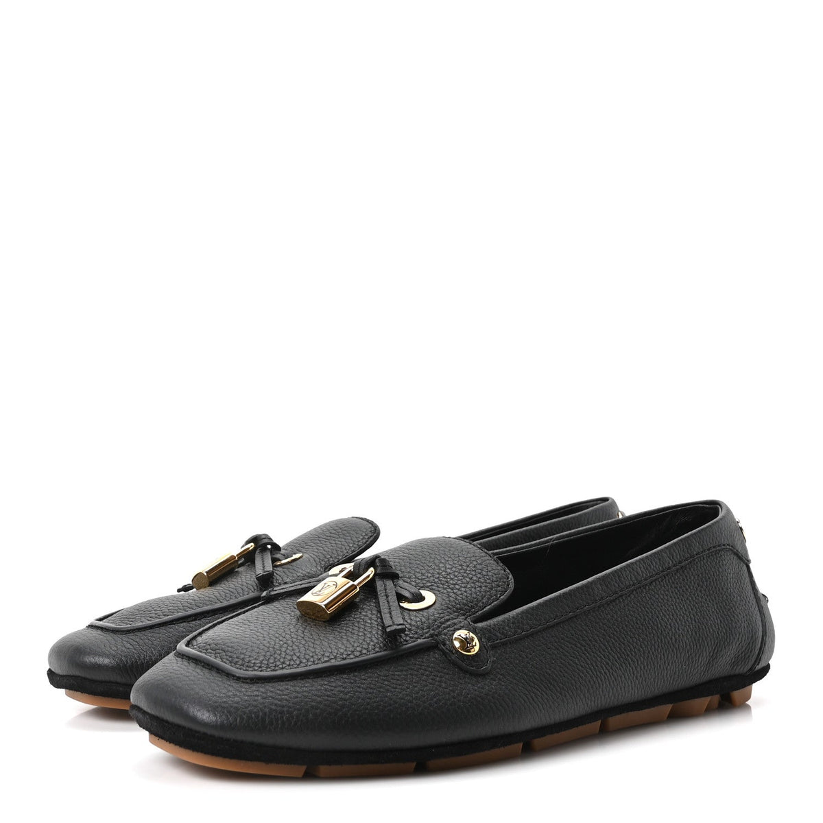 Grained Calfskin Flore Card Shoe 40 Black