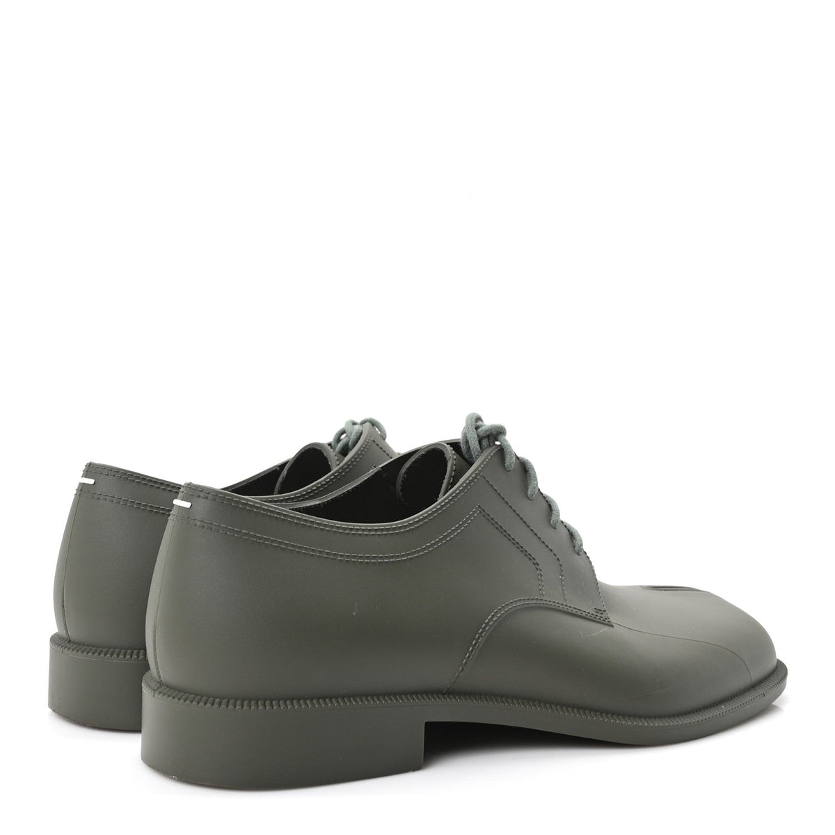 PVC Tabi Lace-Ups Derby 41 Green