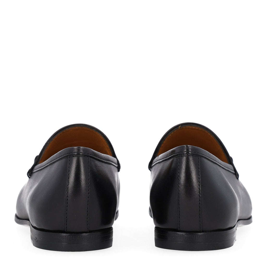 Calfskin Womens Jordaan Loafers 35.5 Black
