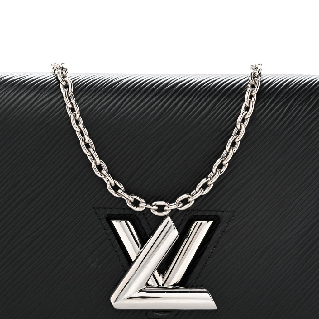 Epi Twist Belt Chain Wallet Black