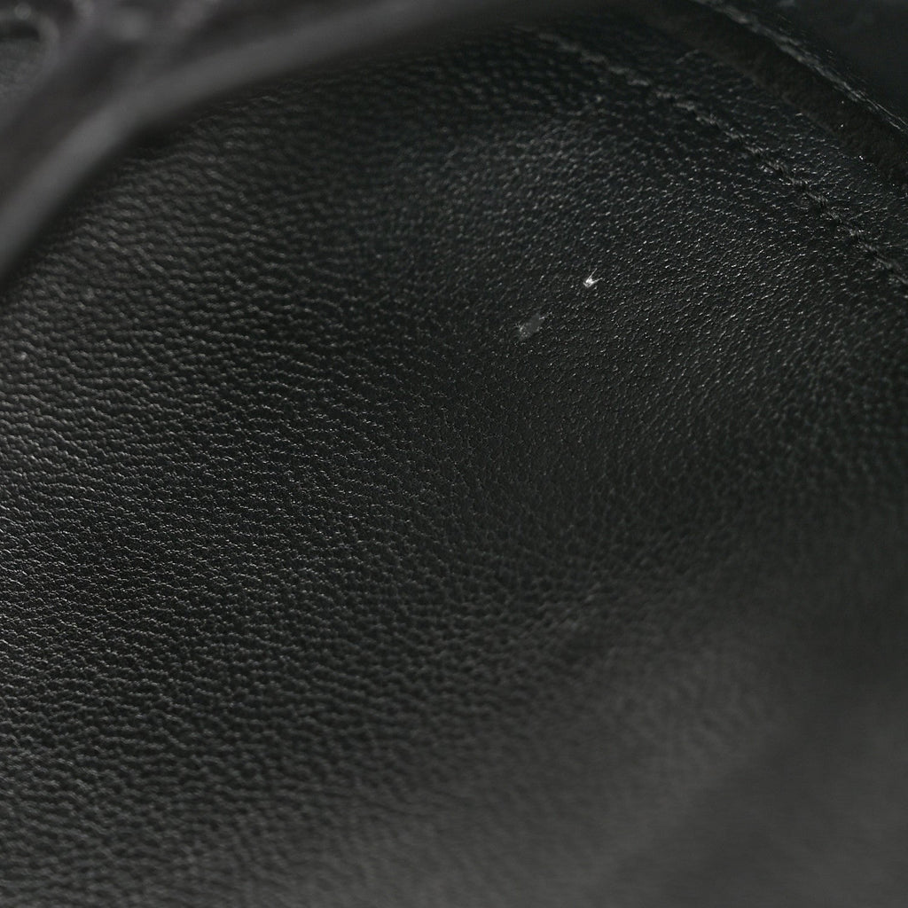 Suede Calfskin Platform CC Sandals 39 Black