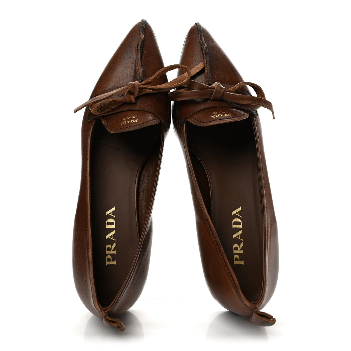 Vitello Old Bow Loafers 39 Cacao