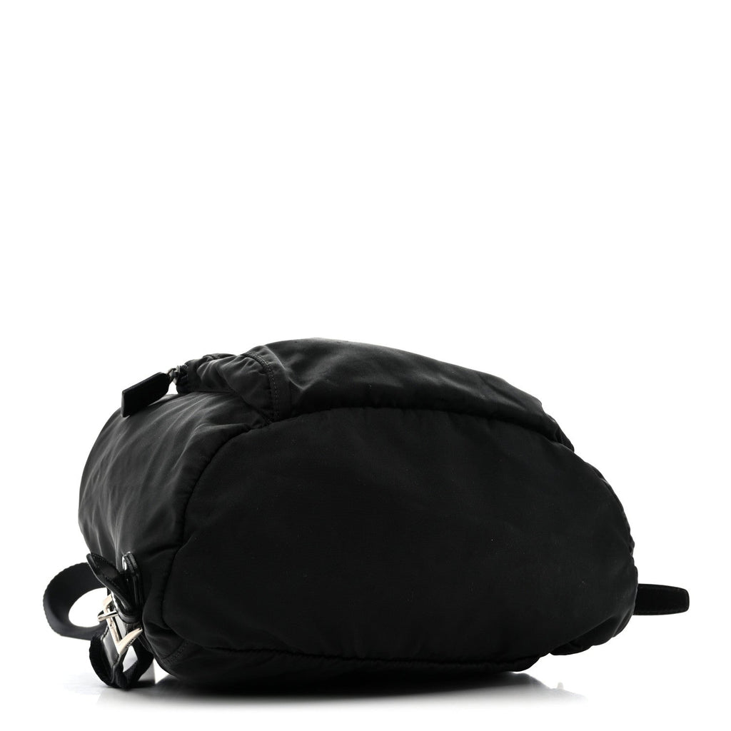 Tessuto Nylon Vela Cinch Backpack Black