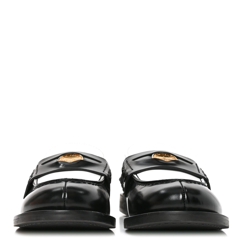 Calzature Spazzolato Bicolor Penny Loafer 36 Black White