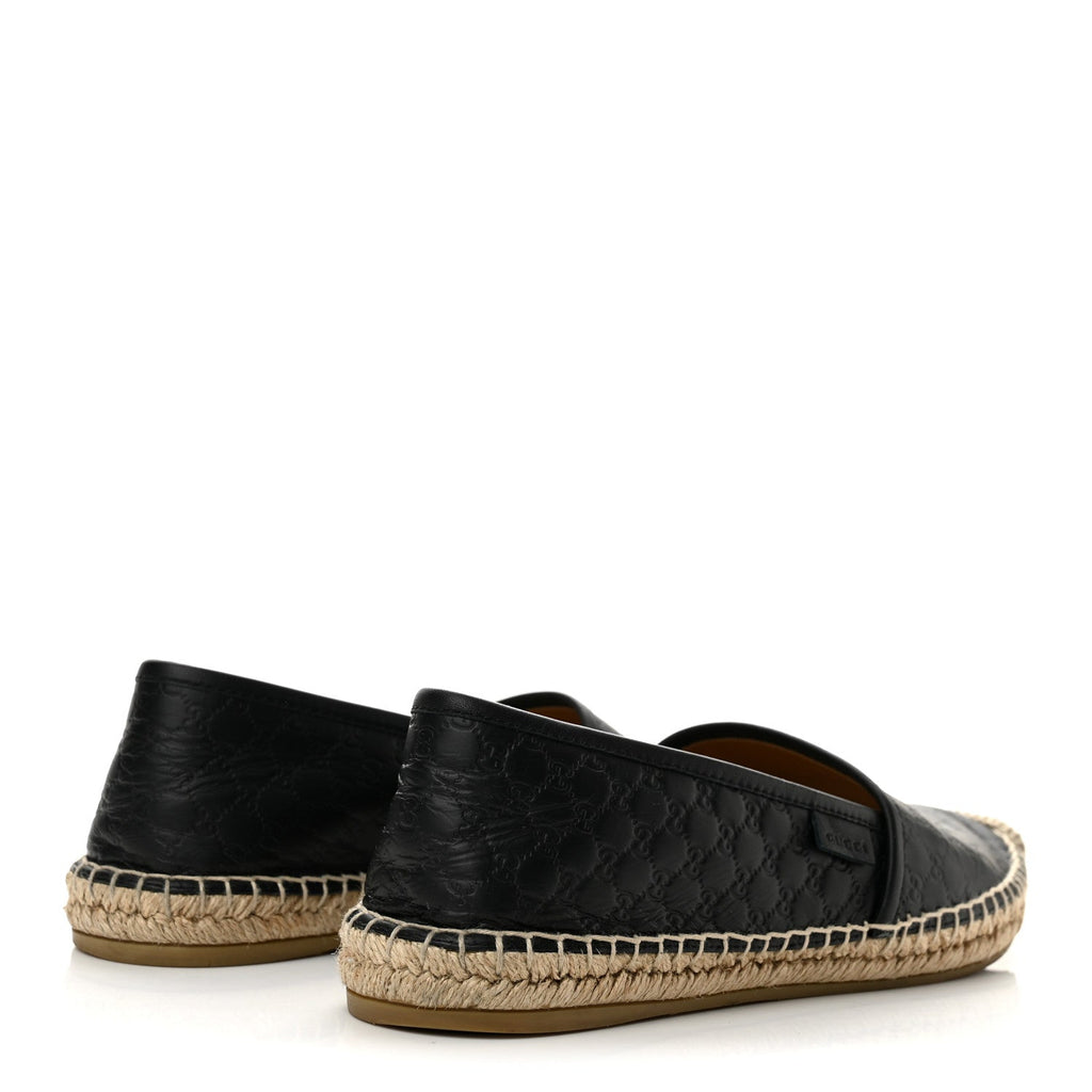 Microguccissima Signature Espadrilles 37.5 Black