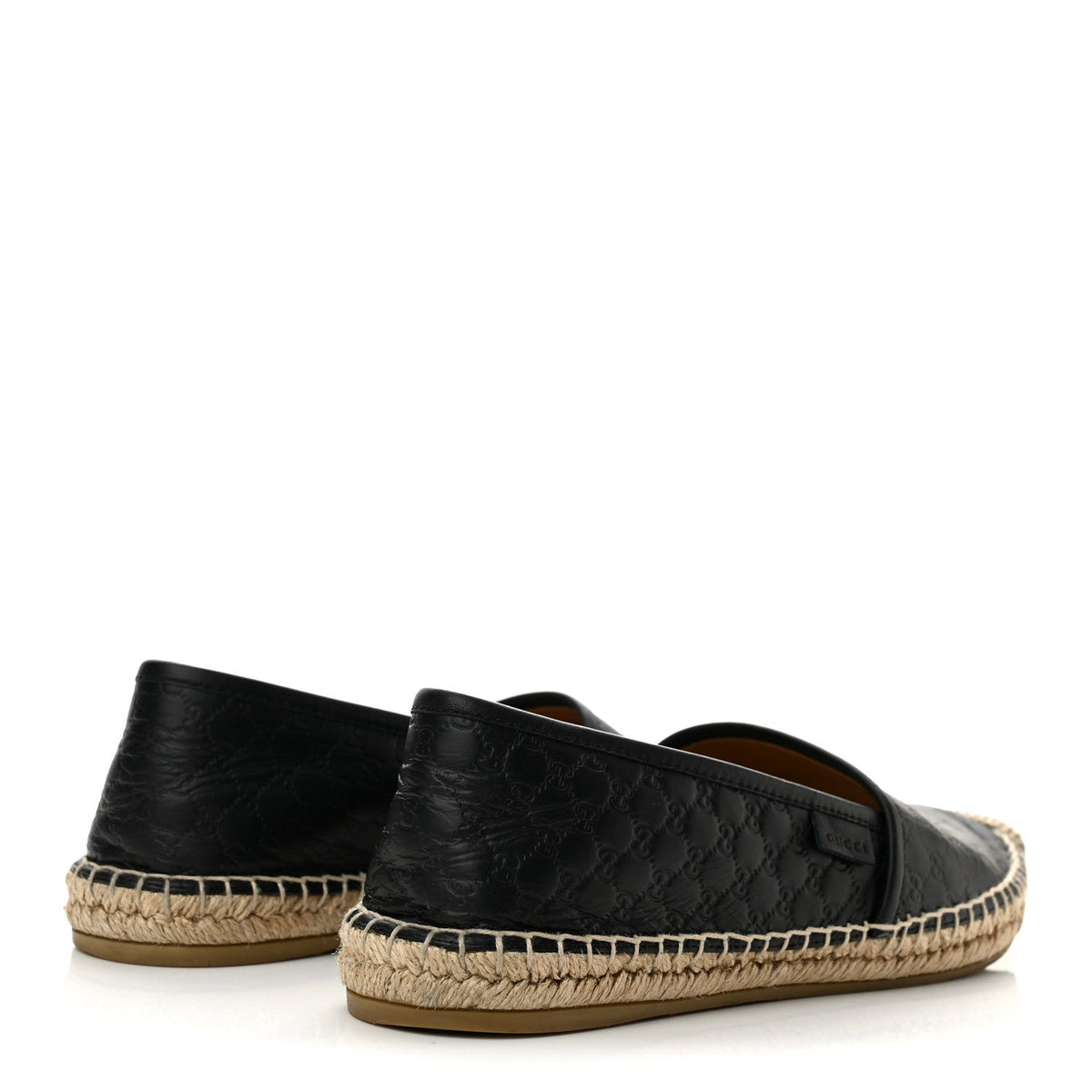 Microguccissima Signature Espadrilles 37.5 Black