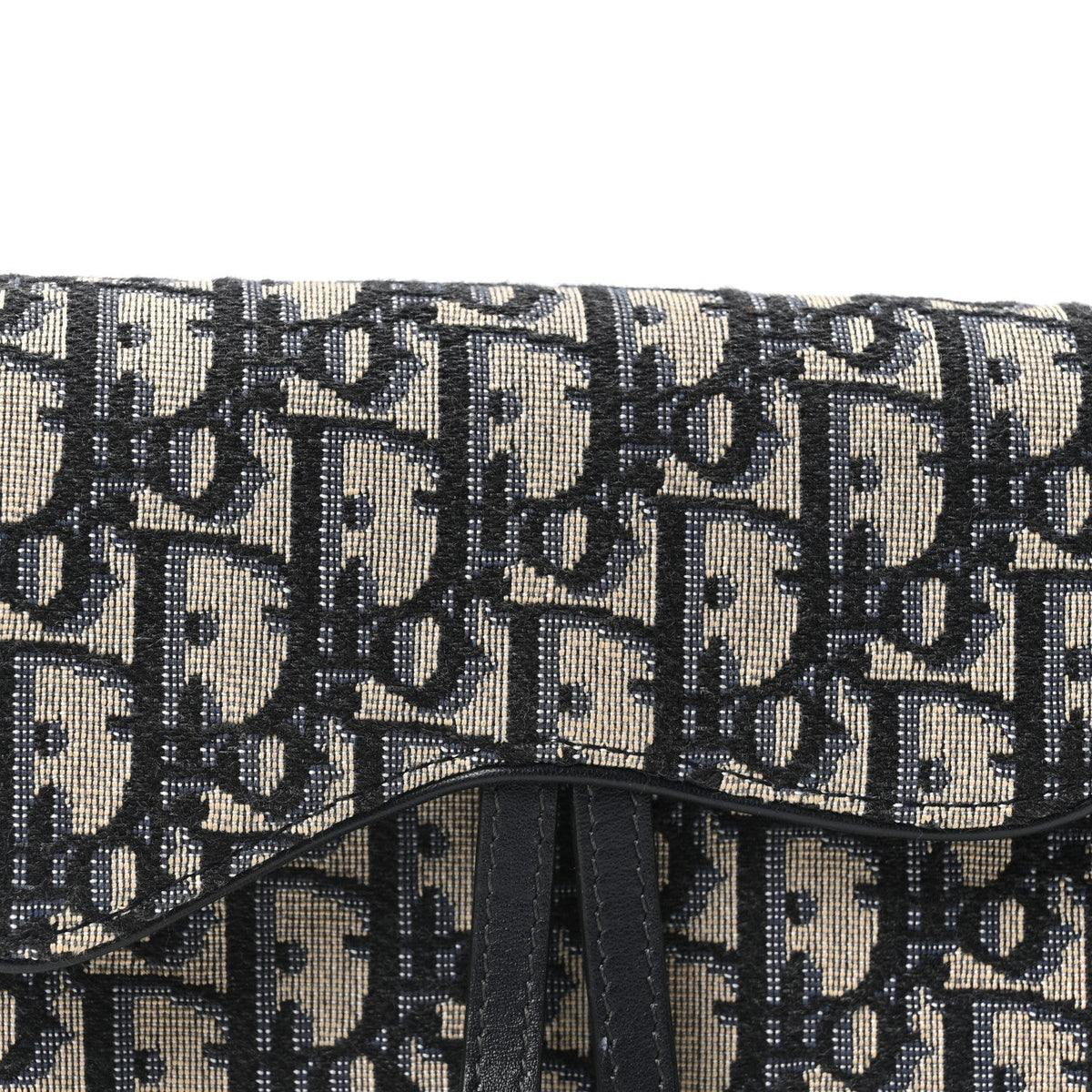 Oblique Saddle Belt Bag Blue