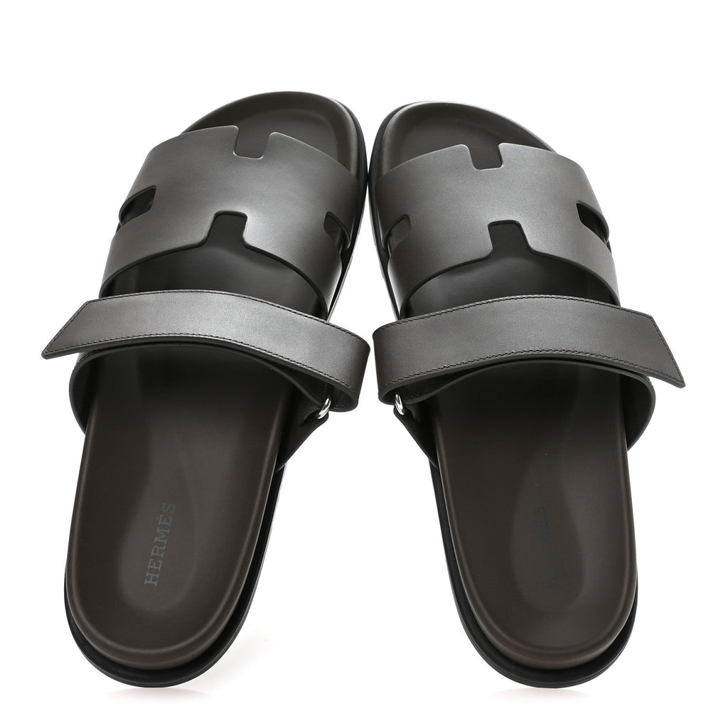 Calfskin Mens Chypre Sandals 43 Ecorce