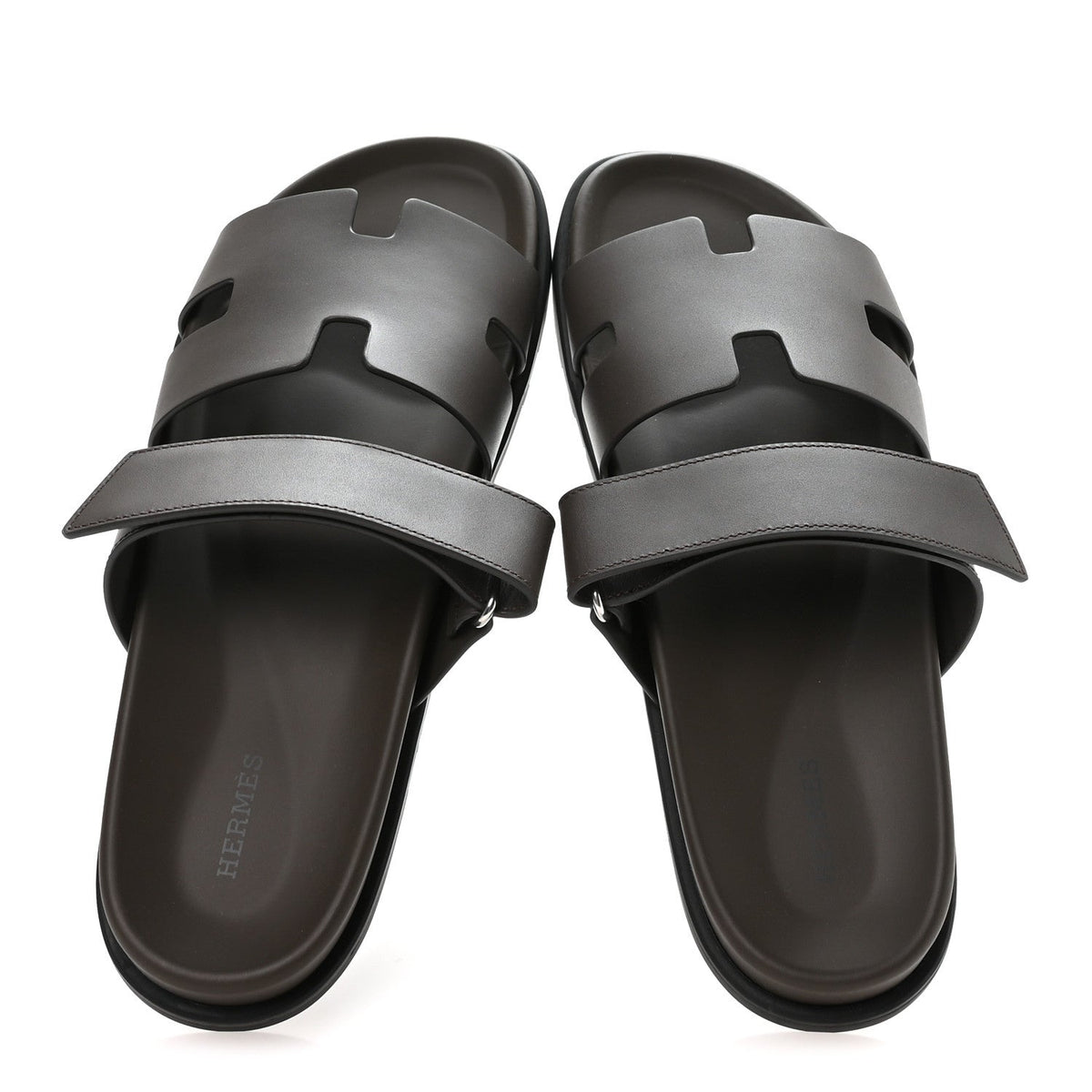 Calfskin Mens Chypre Sandals 43 Ecorce