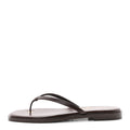 Goatskin CC Times Square Thong Sandals 37 Brown