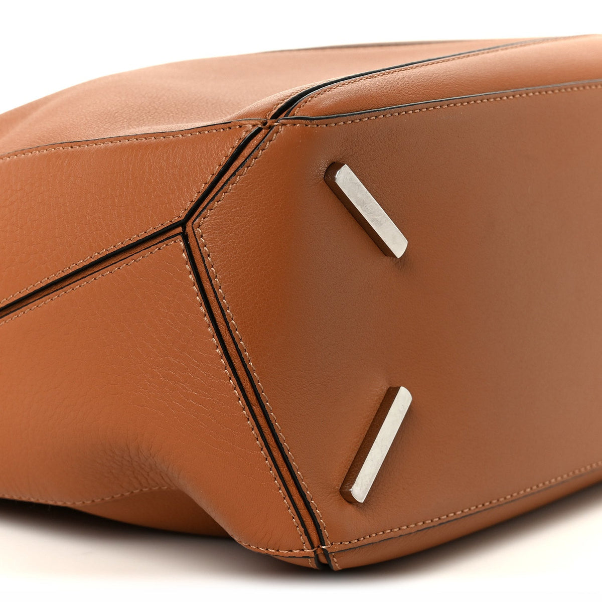 Calfskin Medium Puzzle Bag Tan