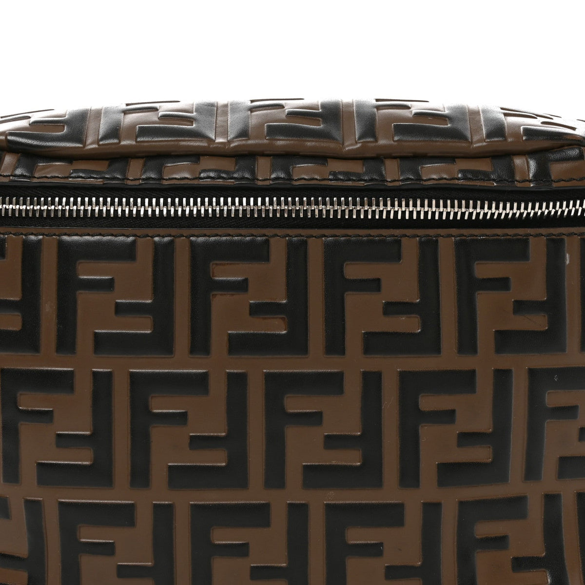Vitello Century Bi-Color FF 1974 Embossed Belt Bag Maya Black