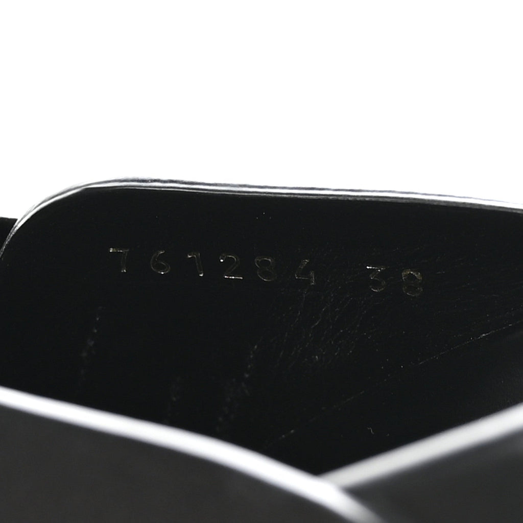 Matte Calfskin Sunday Mules 38 Black