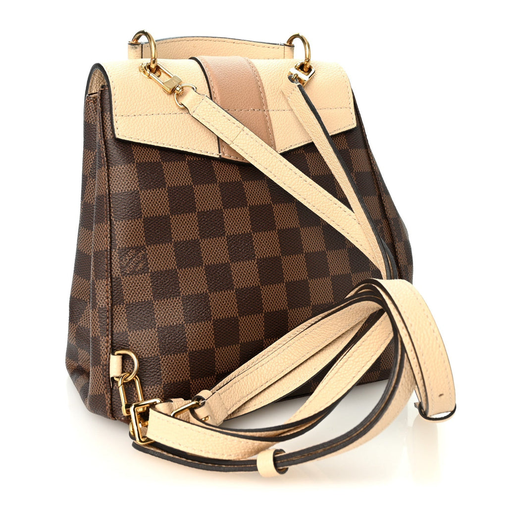 Damier Ebene Clapton Backpack Creme