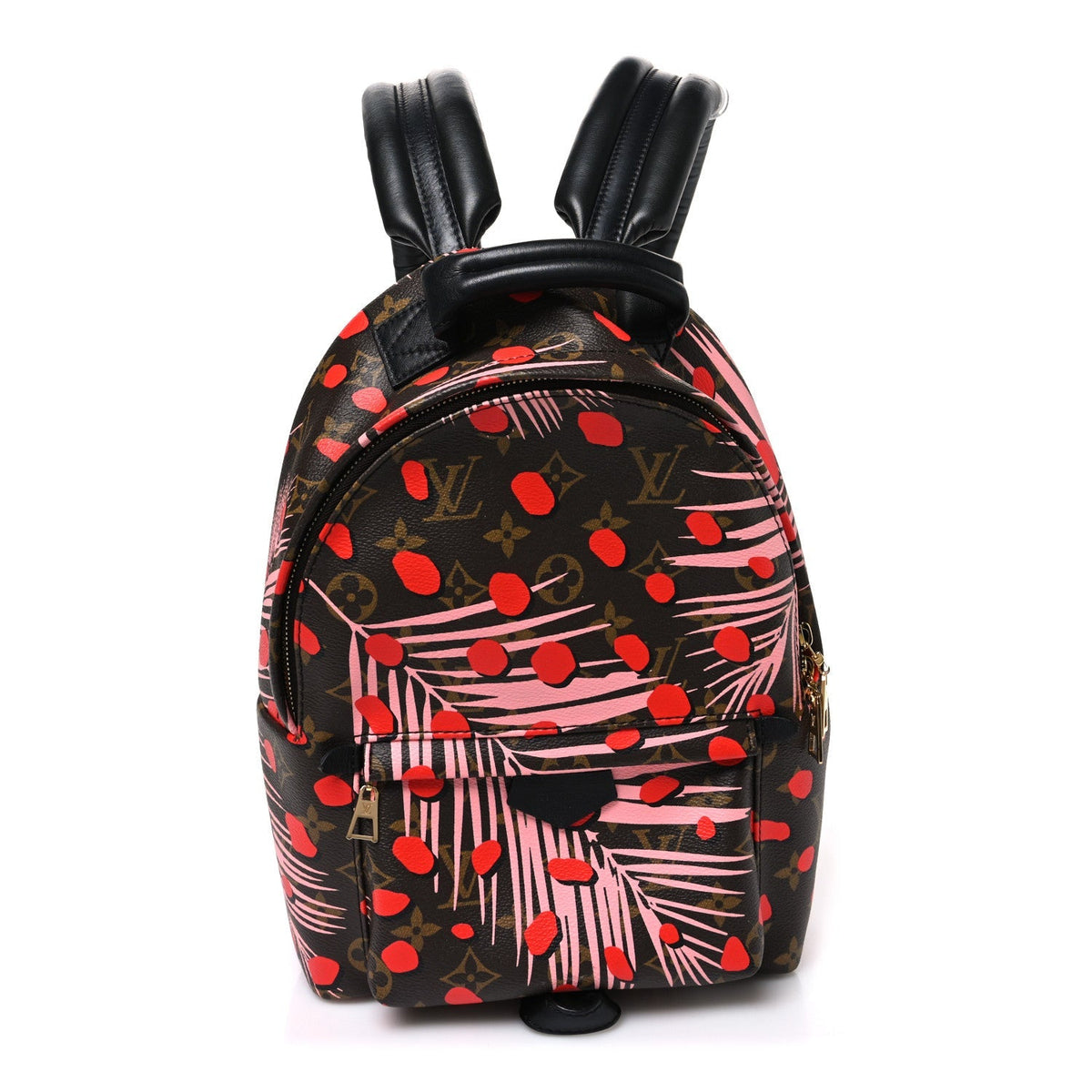 Monogram Jungle Dots Palm Springs Backpack PM Sugar Pink Poppy