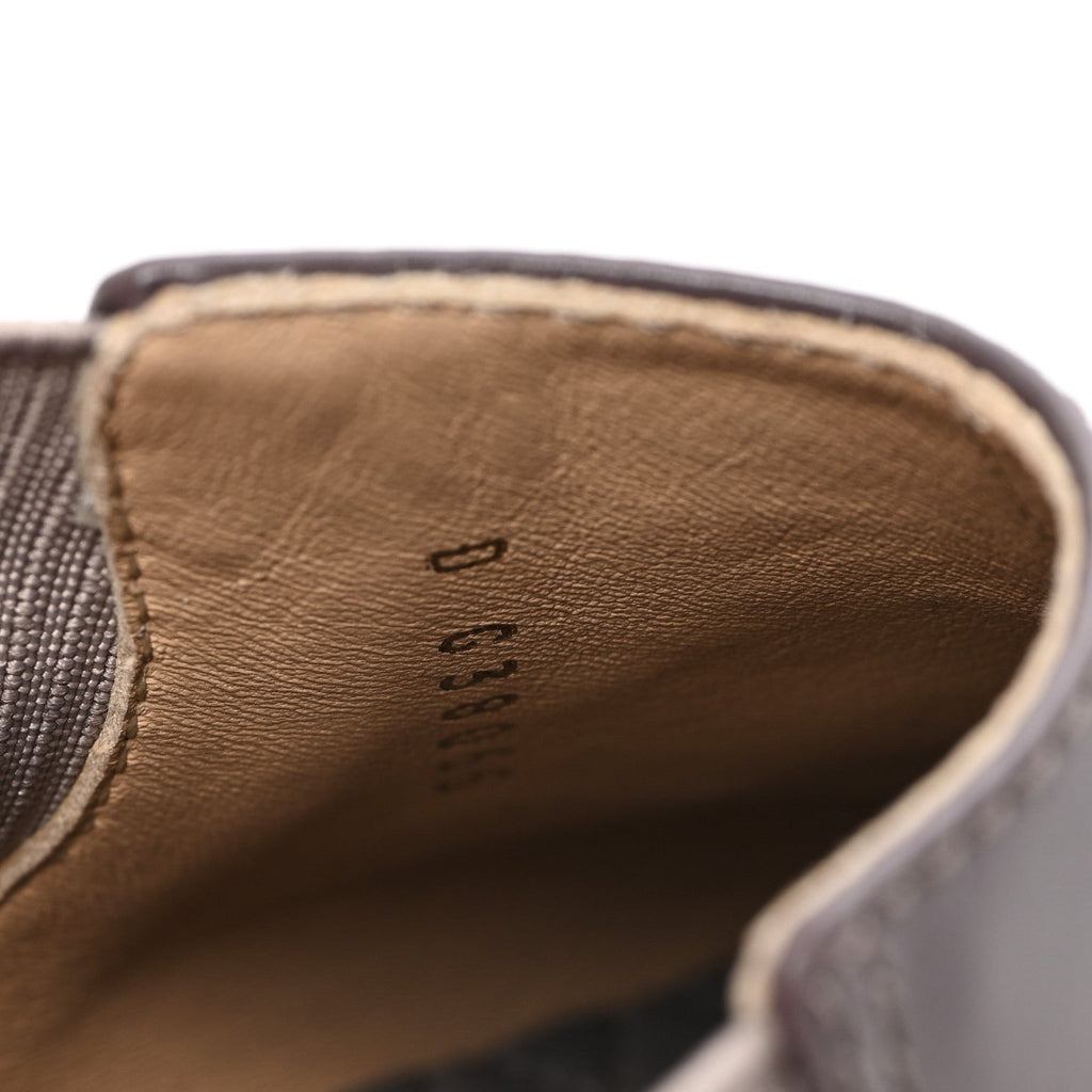 Calfskin Elastic Short Boots 39.5 Beige