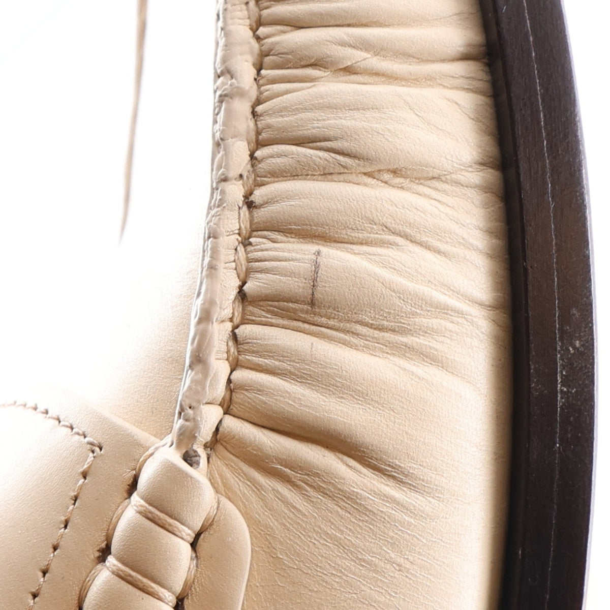 Belfagor Vitello Le Loafer 15 Moccasin 38 Gold Officier Pearl
