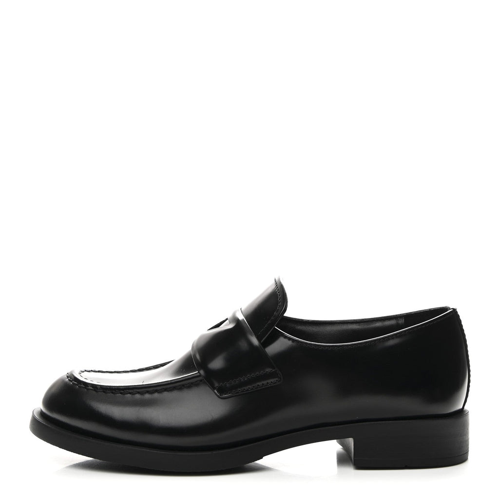 Spazzolato Loafers 37.5 Black