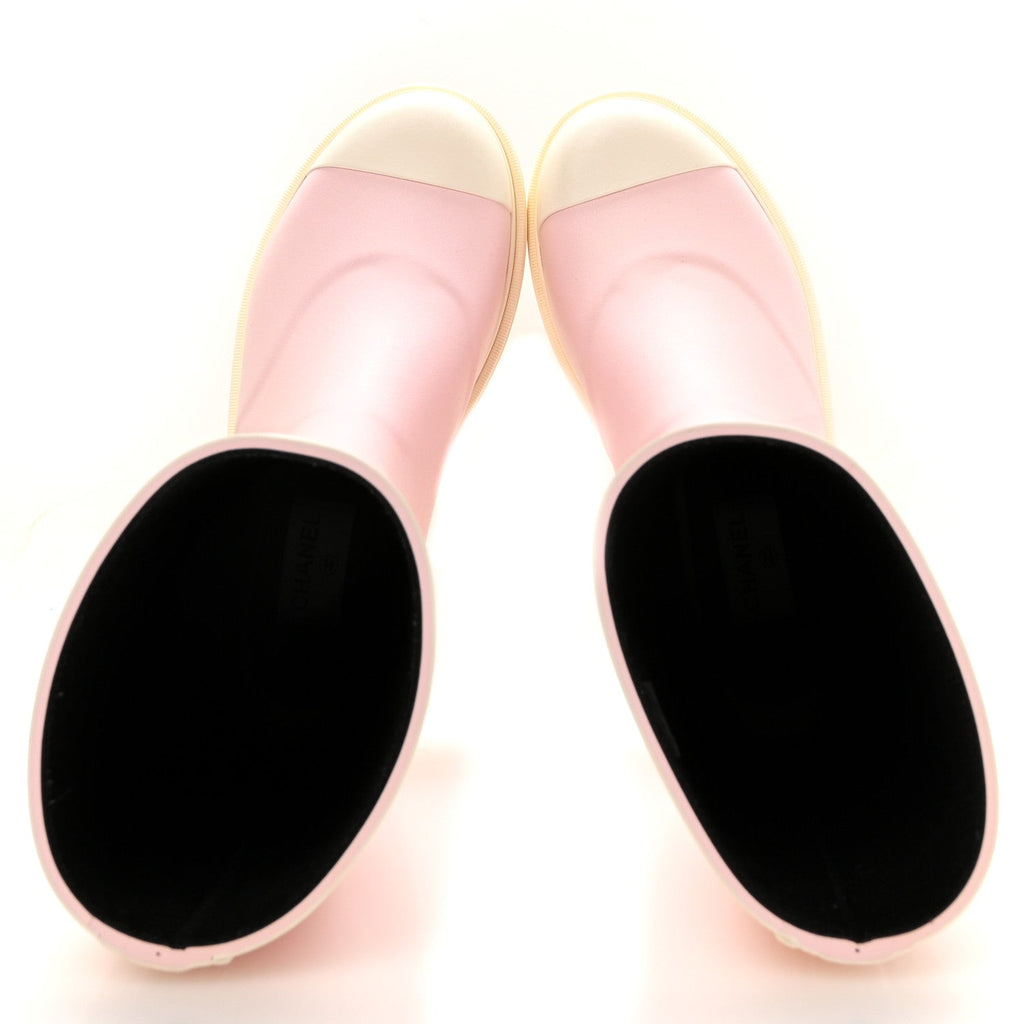Caoutchouk CC High Boots 39 Light Pink White