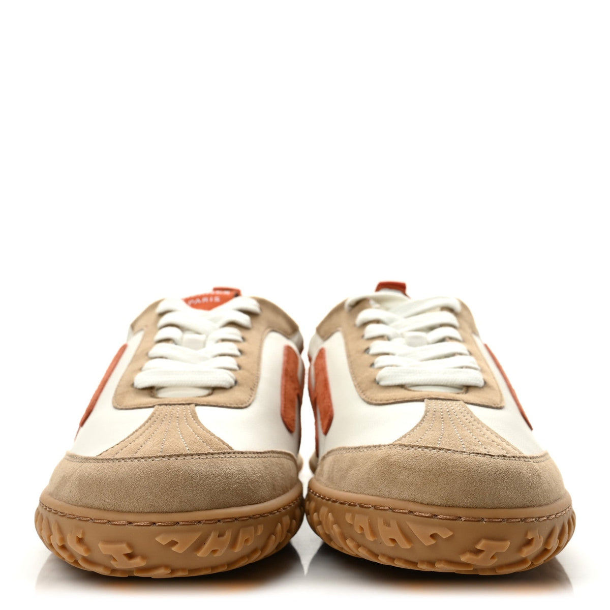 Nappa Suede Goatskin Womens Jet Sneakers 40 Multicolor Orange Canyon