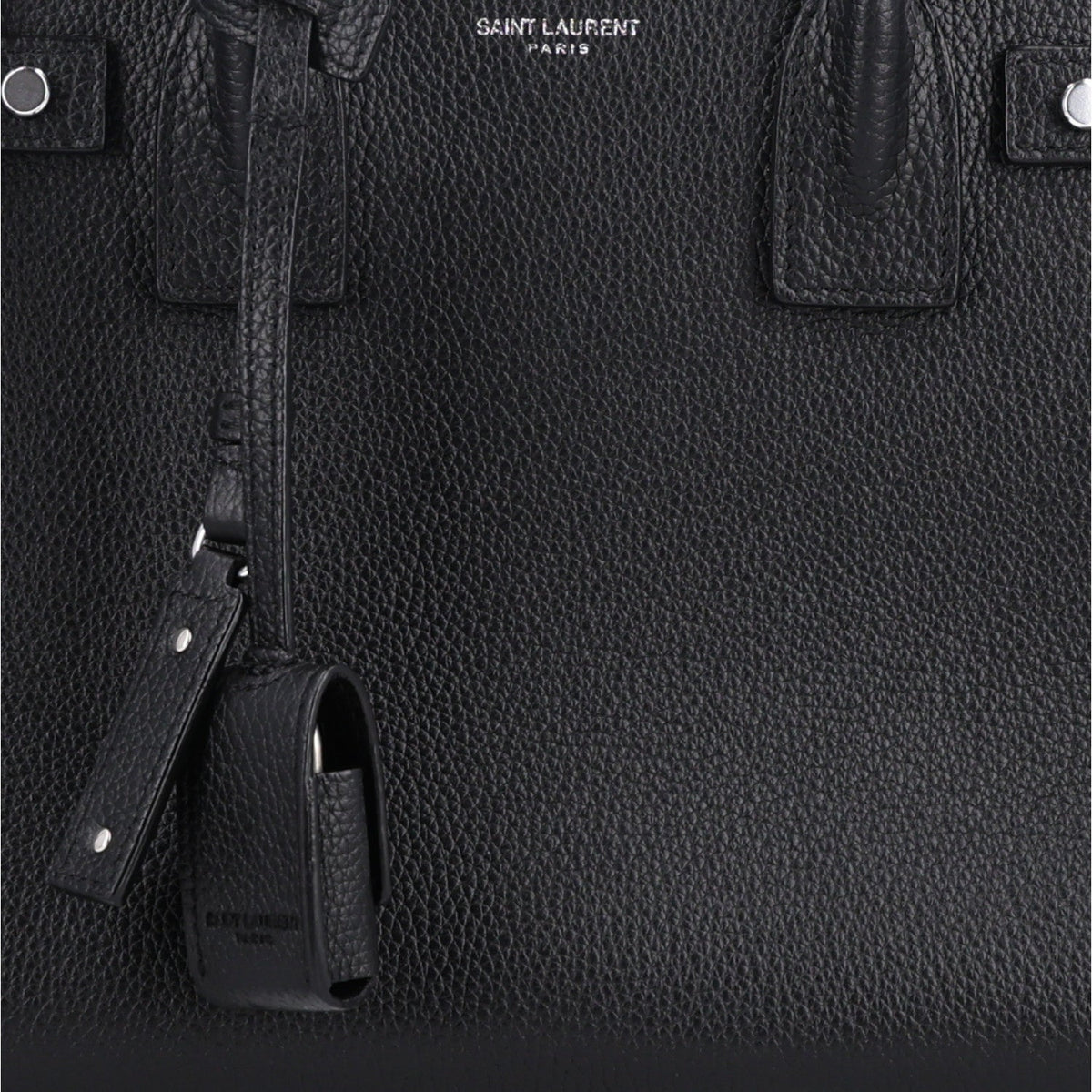 Grained Calfskin Baby Sac De Jour Souple Black