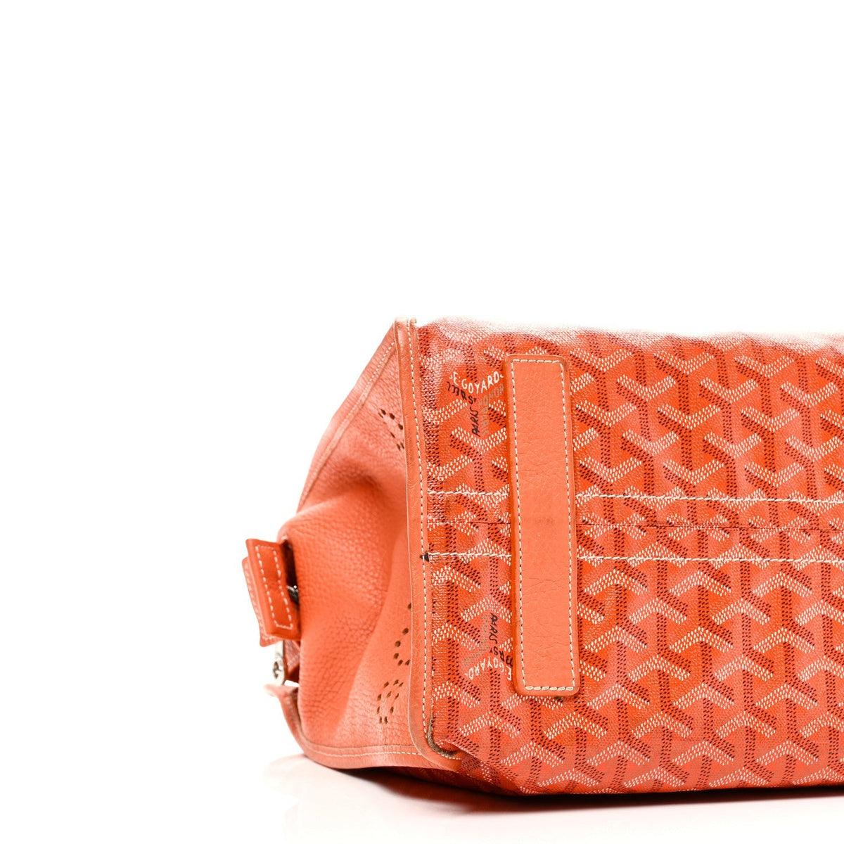 Goyardine Sac Hardy Pet Carrier PM Orange