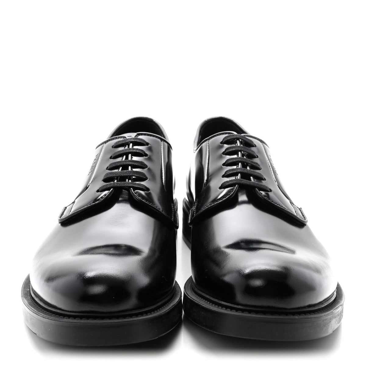 Spazzolato Mens Derby Loafers 7.5 Black