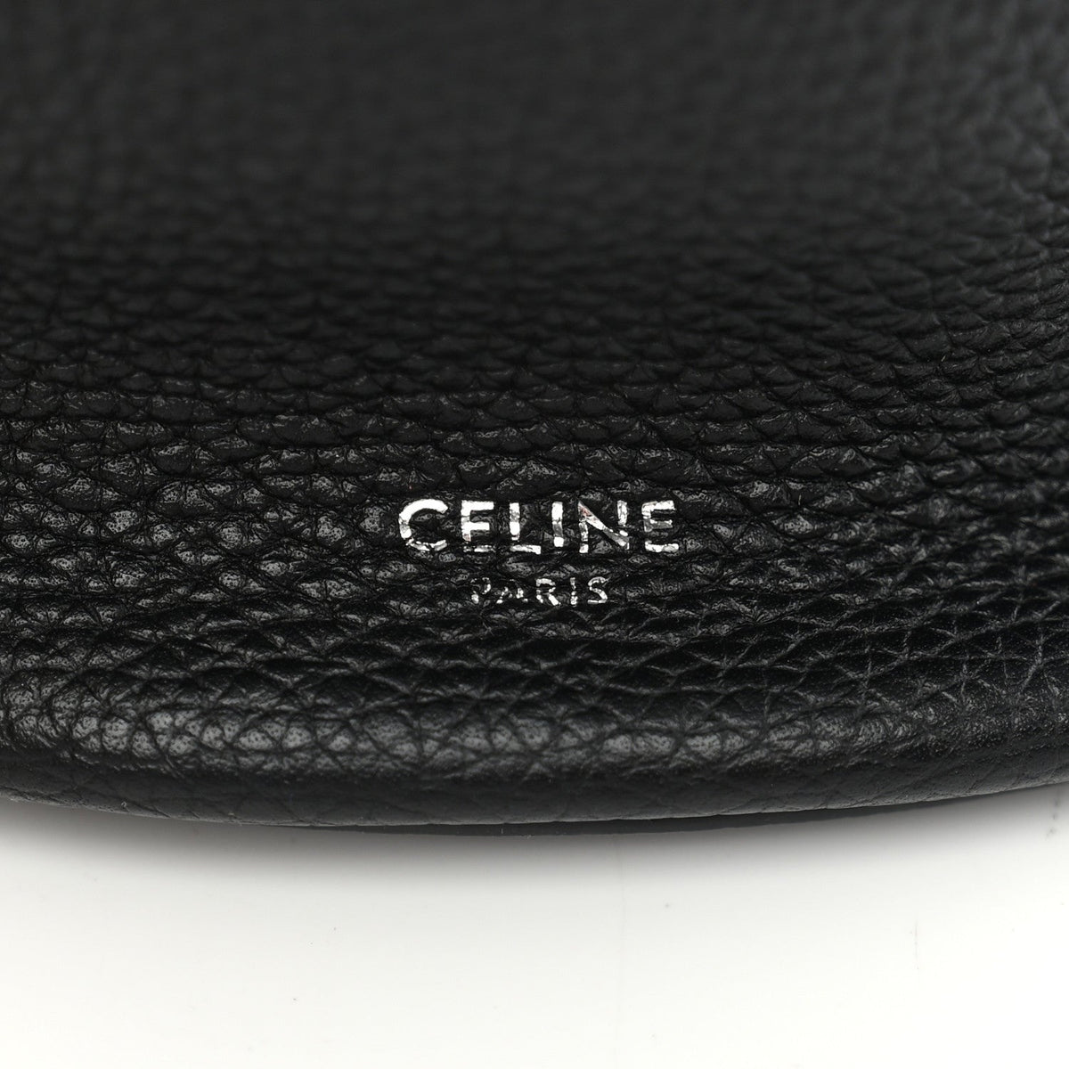 Supple Grained Calfskin Nano Big Bag Bucket Black