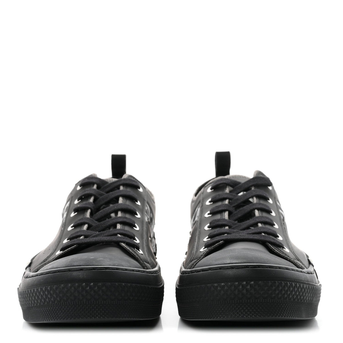 Technical Canvas Oblique Mens B23 Low Top Sneakers 45 Black