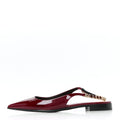 Patent Signoria Ballet Slingback Ballet Flat 36.5 Rosso Ancora