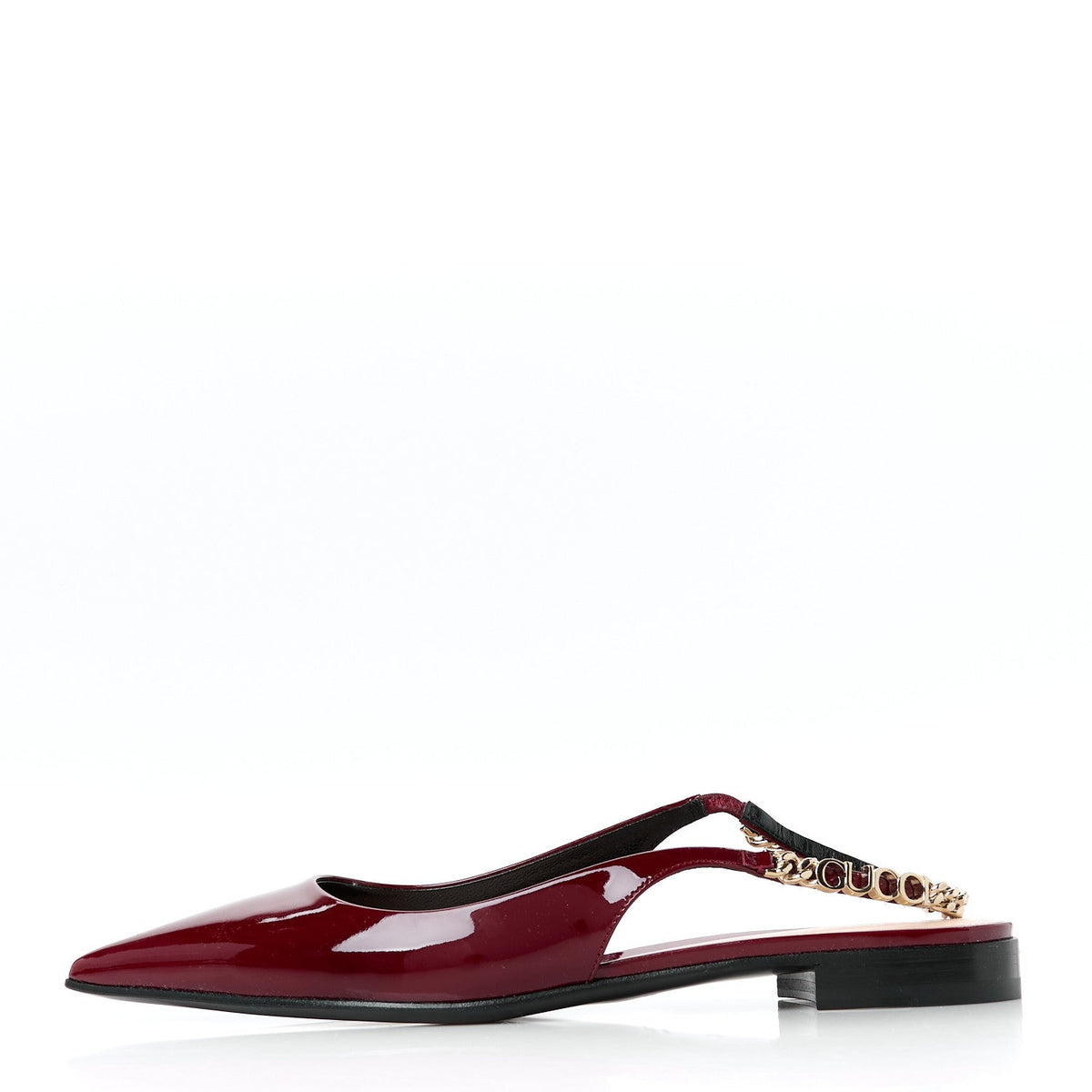 Patent Signoria Ballet Slingback Ballet Flat 36.5 Rosso Ancora