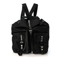 Nylon New Vela Studded Backpack Black