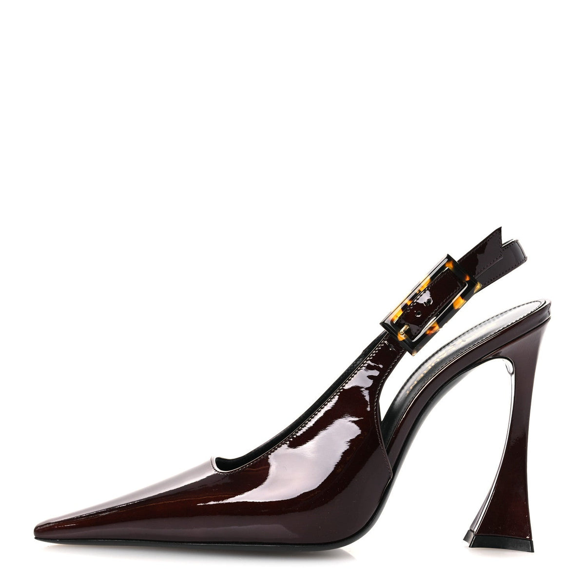 Vernice Gloss Dune 110 Slingback Pumps 38 38 Marron Glace