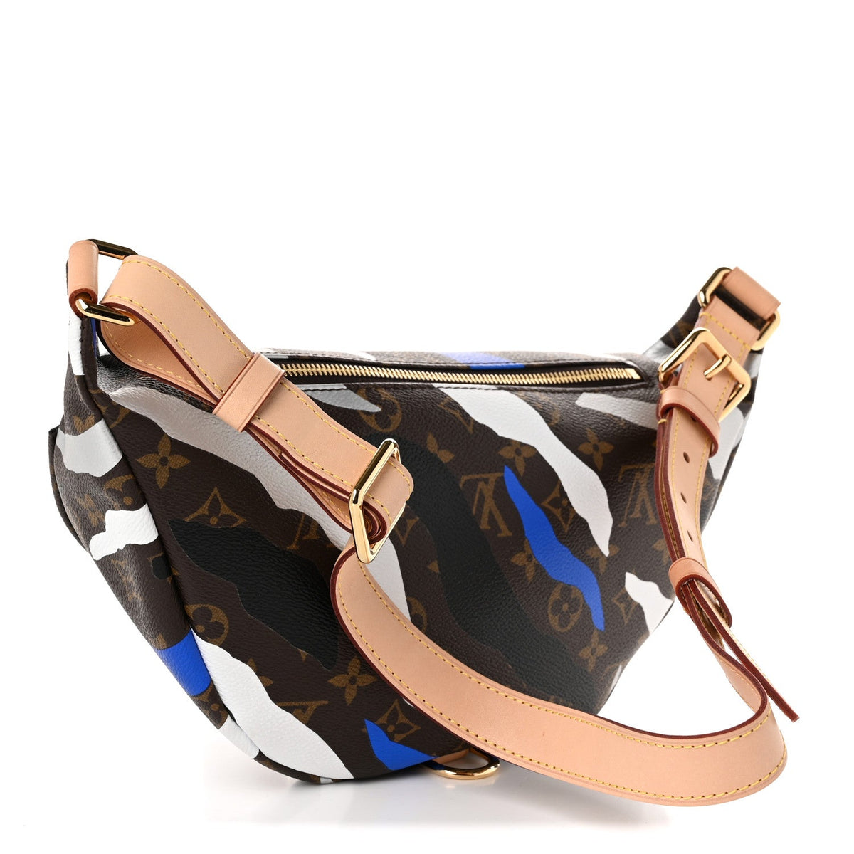 x LOL Monogram Bumbag Blue Silver