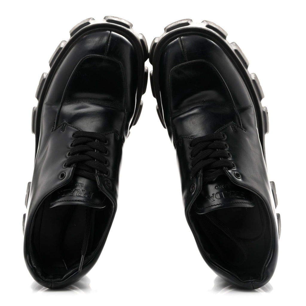 Spazzolato Rois Monolith 55mm Derby Loafers 38 Black