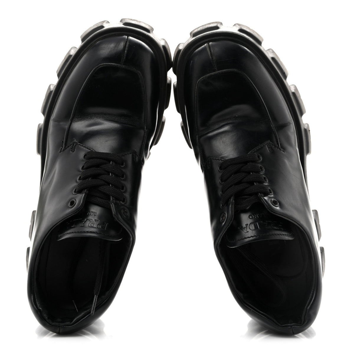 Spazzolato Rois Monolith 55mm Derby Loafers 38 Black
