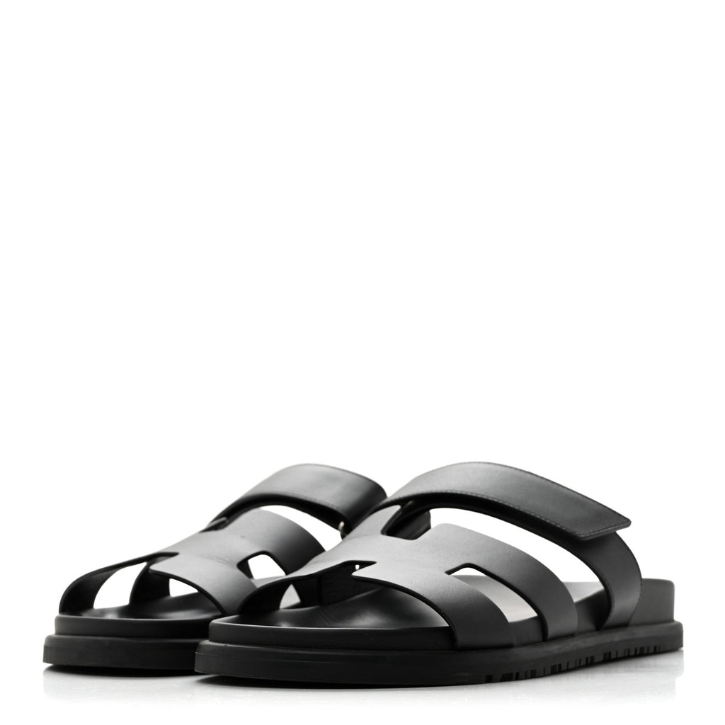 Calfskin Womens Chypre Sandals 39 Black