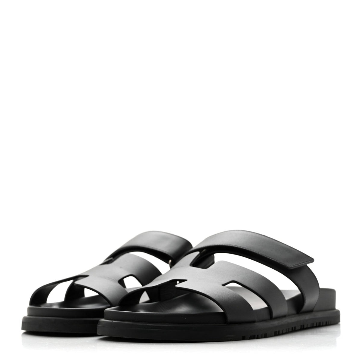 Calfskin Womens Chypre Sandals 39 Black