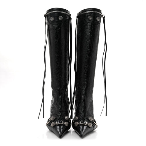 Agneau Arena Spike Spiked Cagole 90mm Boots 35 Black