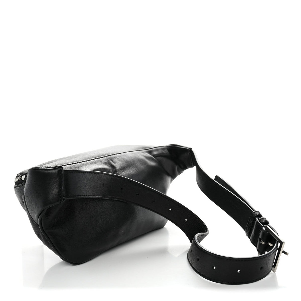 Lambskin Monogram Belt Bag Black