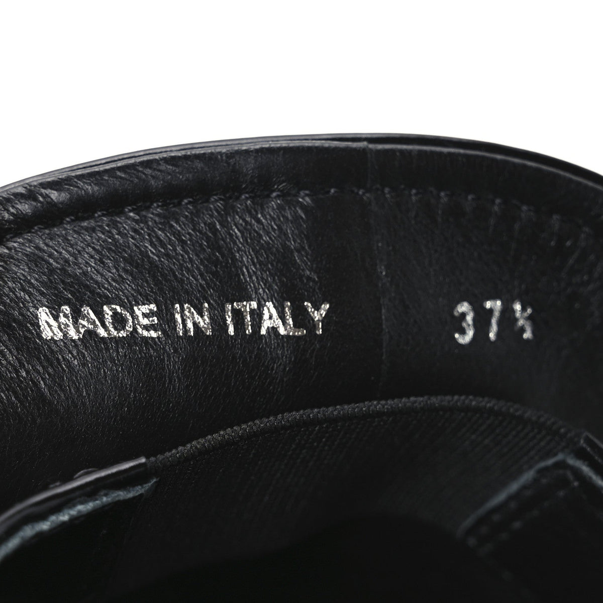 Spazzolato Metal Triangle Logo 20mm Loafers 40 Black